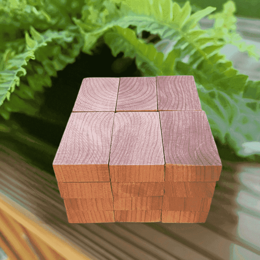 Cedar Blocks for Closet, 16-Pack Natural Aromatic Wood Storage Accessory for Drawers, Natural product photo