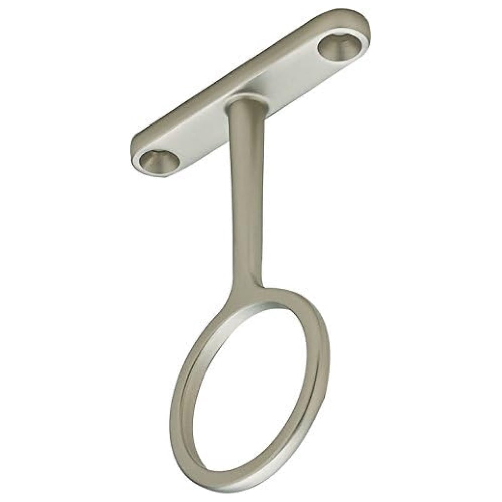 Closet Rod Center Support Bracket, 2-Pack Anti-Sag Steel Mount, Satin Nickel product photo