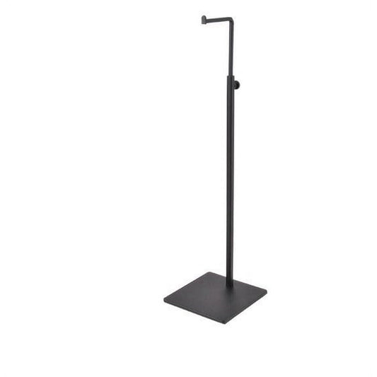 Handbag Display Stand, Adjustable-Height Black Metal Floor Rack for Purses & Bags  product photo